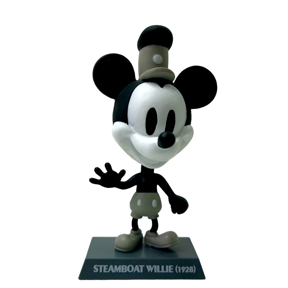 Disney 2003 Treasures Upper Deck Bobblehead  STEAMBOAT WILLIE Mickey Mouse GUC
